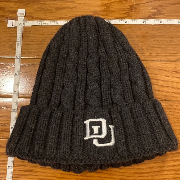 University of Denver Beanie charcoal grey cap - Picture 1 of 1